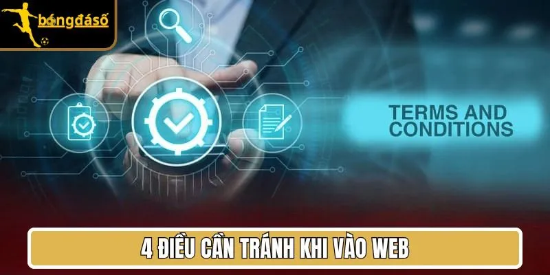 4 điều cần tránh khi vào web